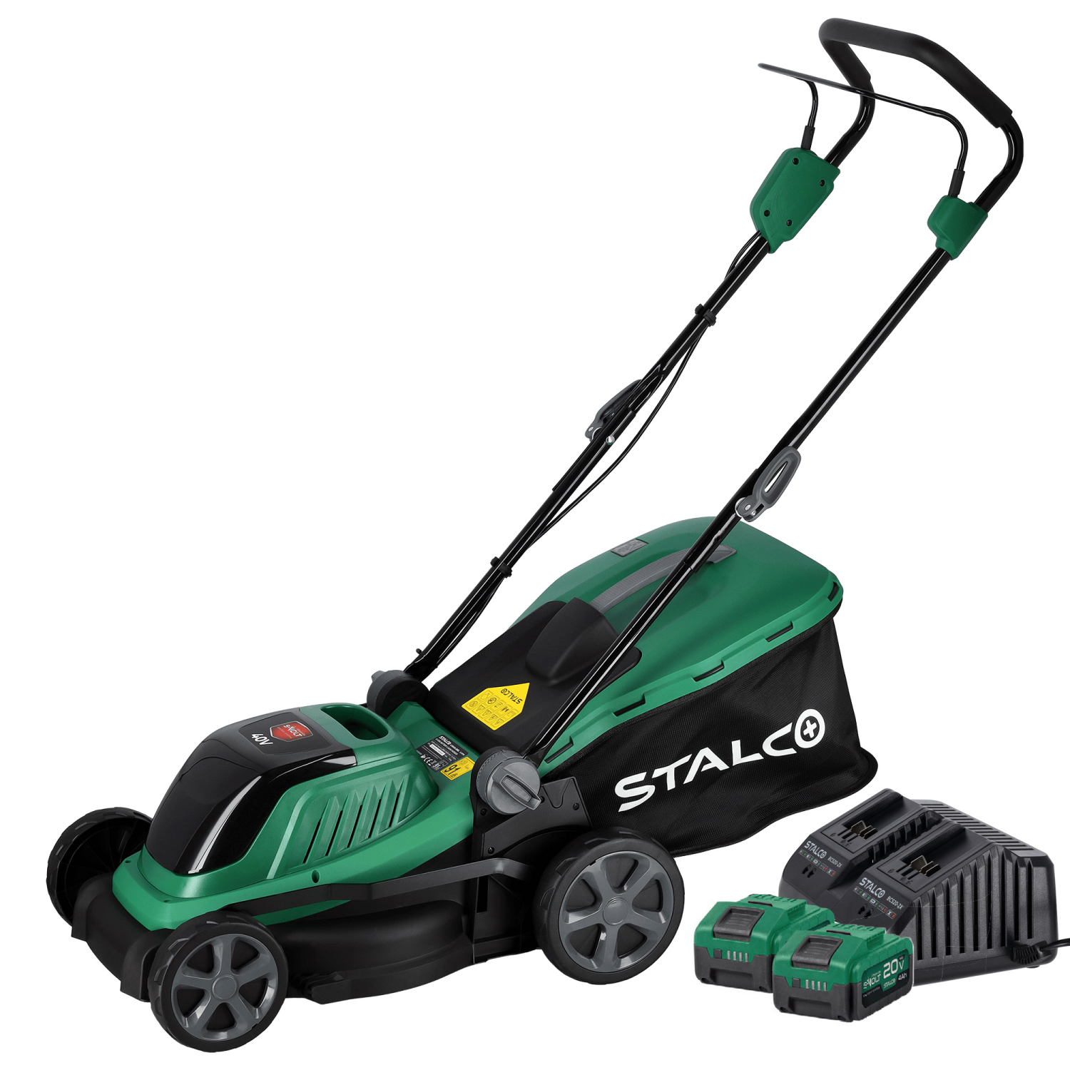 Lawnmower LMS40-38BL 2x 4Ah 40V STALCO S-97713