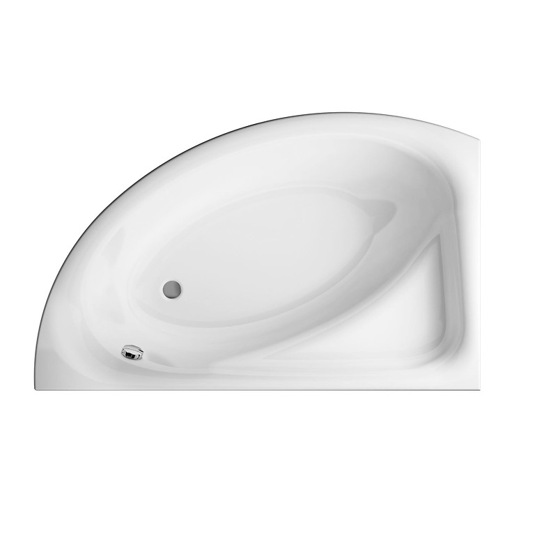 MEZA 160×100 Bathtub Asymmetric Left S301-124