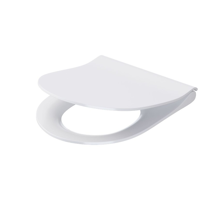 CITY OVAL SLIM DUROPLAST TOILETZITTING MET SOFT-CLOSE EN EASY-OFF K98-0146