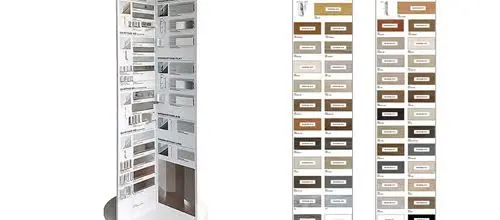 Revolving Tower Display Stand For Skirting Boards