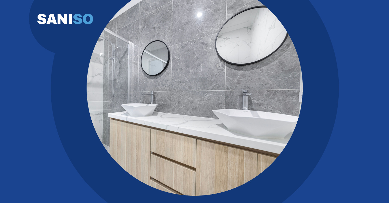 How to hang a bathroom mirror