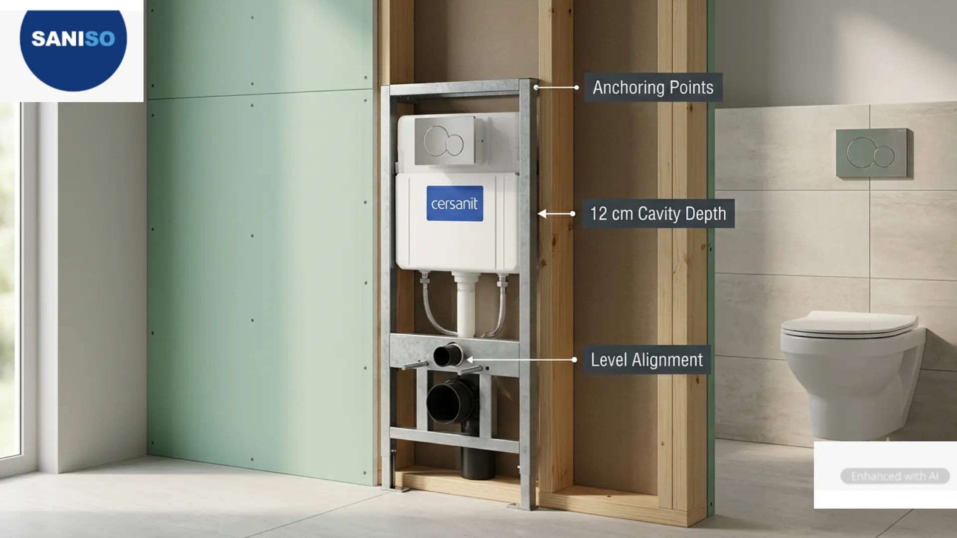 How to Install a Cersanit Concealed Frame