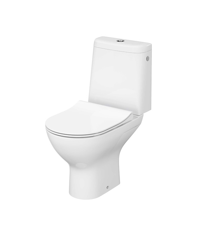 WC COMPACT 877 COLOUR PRO OVAL CERSANIT VORTEX 010 TANK ROUND WITH CITY OVAL PRO SLIM DUROPLAST TOILET SEAT K103-050