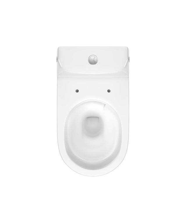 WC COMPACT 877 COLOUR PRO OVAL CERSANIT VORTEX 010 TANK ROUND WITH CITY OVAL PRO SLIM DUROPLAST TOILET SEAT  K103-050