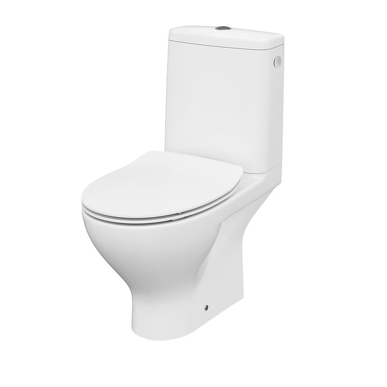 MODUO 010 WC compact CleanOn with MODUO/DELFI SLIM duroplast toilet seat K116-001