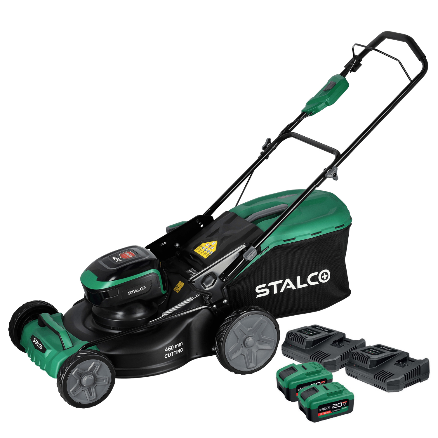 Lawnmower LMS40-46BL 2x 8Ah 40V STALCO S-97717