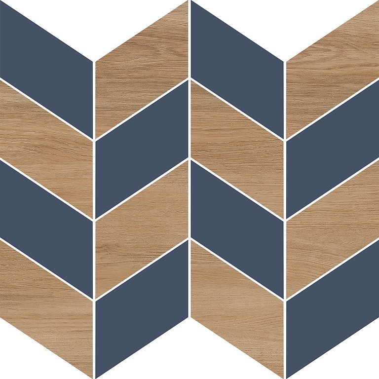 LOVE YOU NAVY FULL MOSAIC SATIN 29X29 ND1034-004