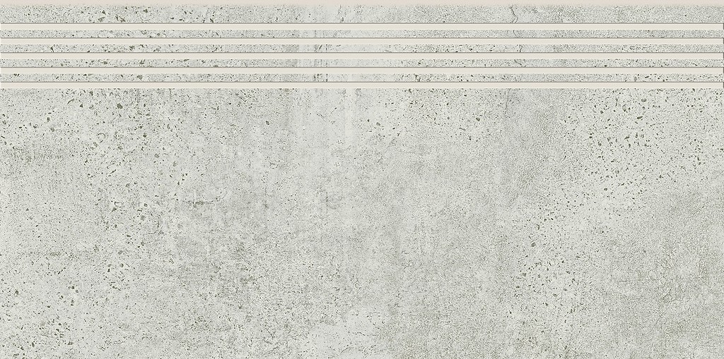 NEWSTONE LIGHT GREY STEPTREAD 30X60
