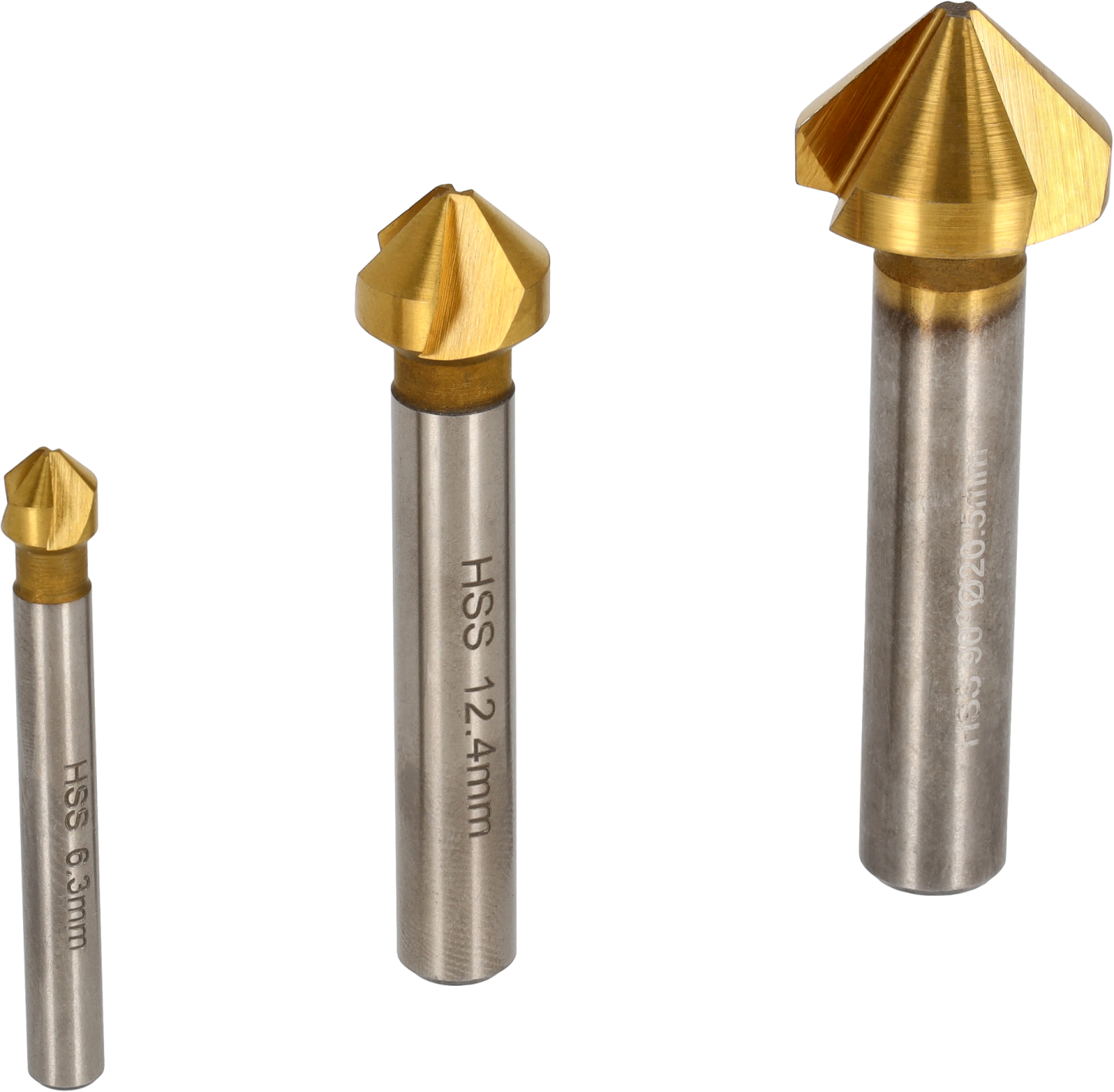 Countersink set HSS TiN 3 pcs STALCO PERFECT S-72512