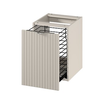 CABINET WITH LAUNDRY BASKET TIRSO 40 CASHMERE S1017-030