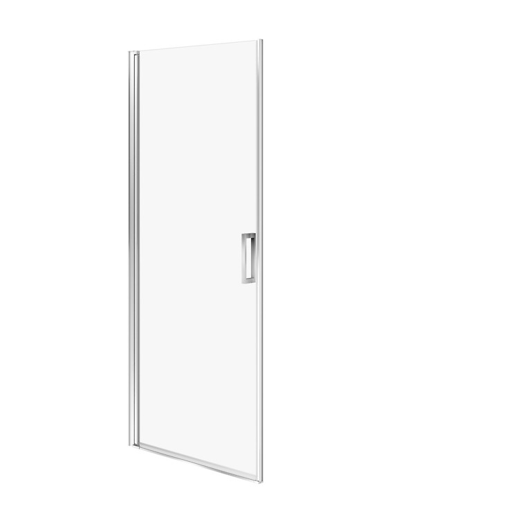 Douchedeur MODUO 90x195 volledige deur chroom transparant glas S162-019