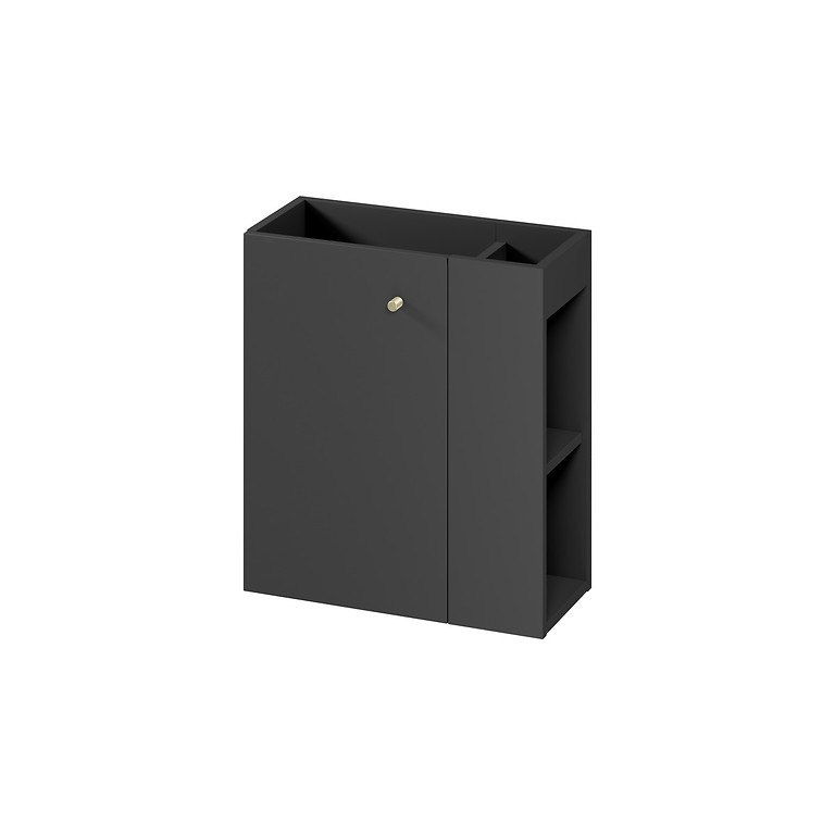 WASHBASIN CABINET TOILETTE LARGA 50x22 DSM ANTHRACITE S164-056-DSM