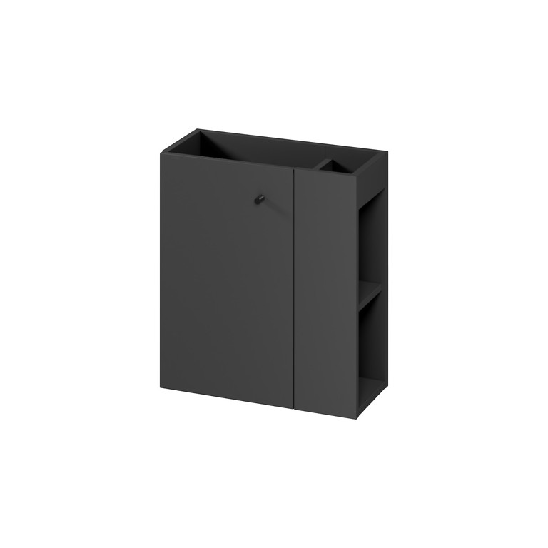 WASHBASIN CABINET TOILETTE LARGA 50x22 DSM ANTHRACITE S164-056-DSM