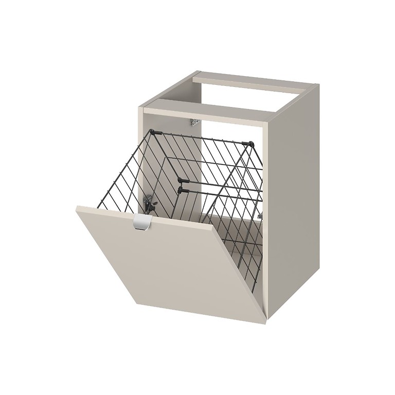 BONICA 40 UNDER COUNTERTOP CABINET WITH LAUNDRY BASKET CASHMERE DSM S4033-032