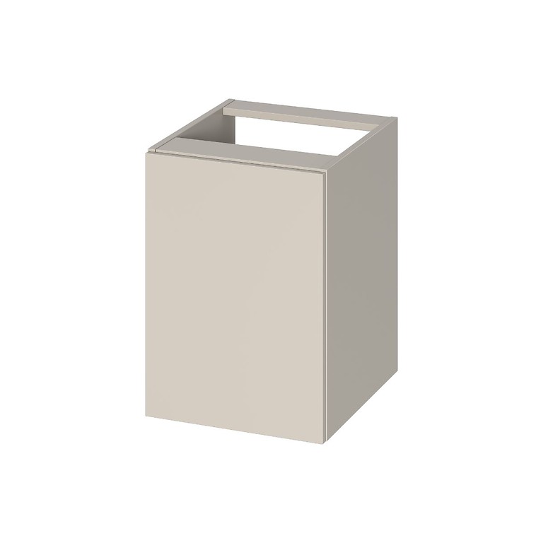 BONICA 40 UNDER COUNTERTOP CABINET WITH LAUNDRY BASKET PUSH CASHMERE DSM S4041-027