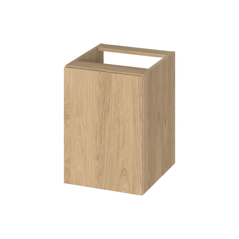 BONICA 40 UNDER COUNTERTOP CABINET WITH LAUNDRY BASKET PUSH OAK HIKORA DSM S4041-028
