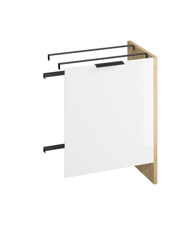CITY by Cersanit 65 cabinet for washing machine with door oak DSM S584-037-DSM