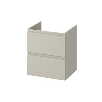 VIRGO 60 washbasin cabinet white with chrome handles S590-102-DSM