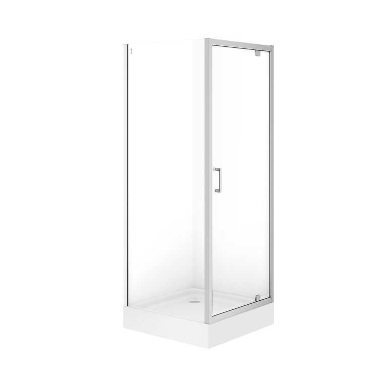 BRASCO VIERKANTE PIVOT DOUCHECABINE 80×80×190 CHROOM S168-009
