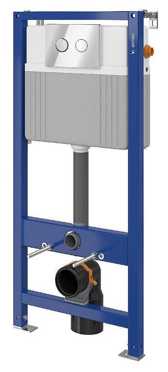 Set B80 AQUA 52 PNEU S QF, Button ACCENTO Circle Chrome Gloss S701-331