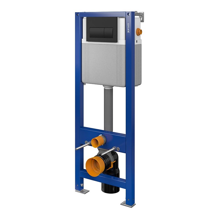 Set B363 Aqua 22 MECH QF, Bedieningsknop PRESTO Zwart Mat S701-496