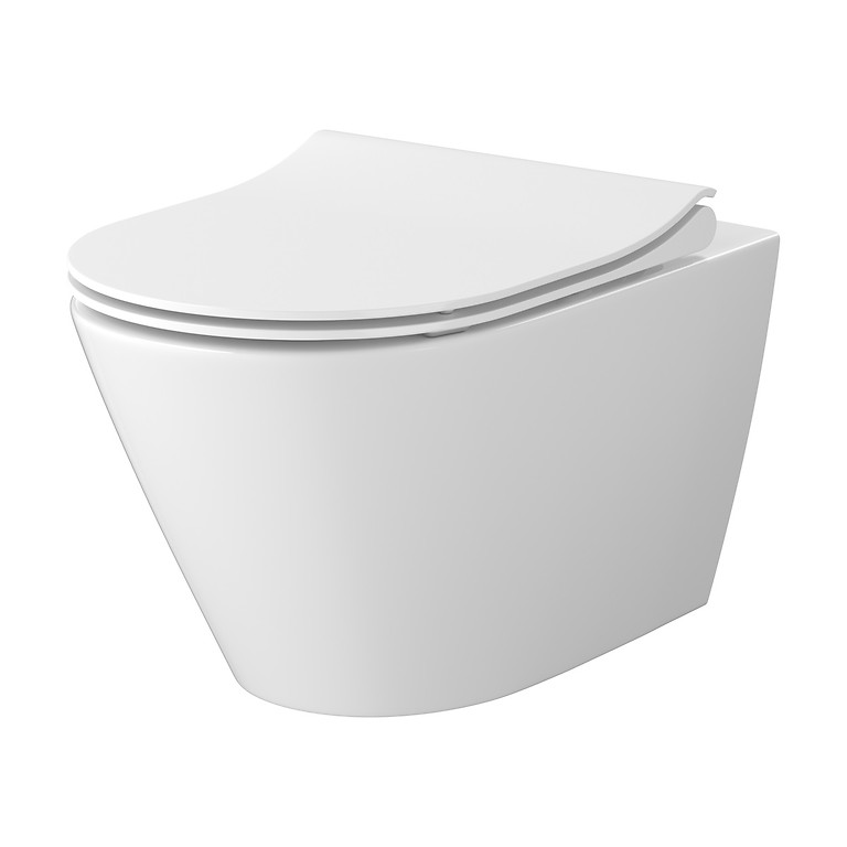 SET C199 WANDTOILETPOT CITY PRO BY CERSANIT OVAAL VORTEX TS CITY OVAL SLIM SC EO 1B BOX S701-883
