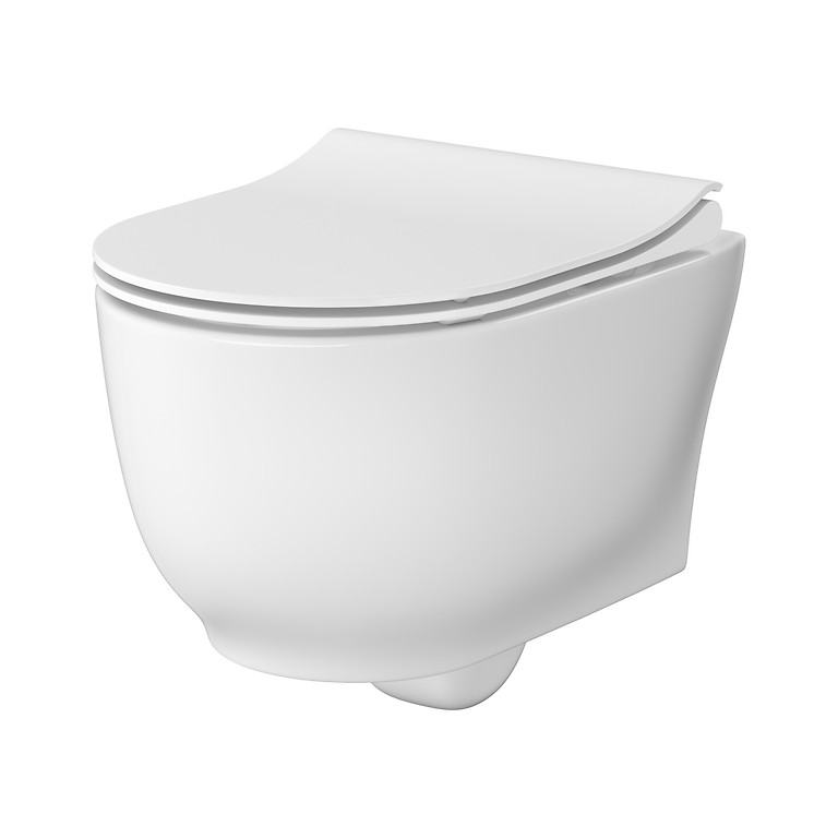 SET C190: LUNA BY CERSANIT WANDTOILET MET SLIMME SOFT-CLOSE ZITTING S701-871