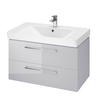SET B350 LARA MILLE 80 GREY DSM (CABINET + WASHBASIN) S801-340-DSM