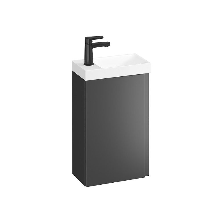 SET B812 MODUO 40 anthracite DSM (cabinet + washbasin) S801-467-DSM