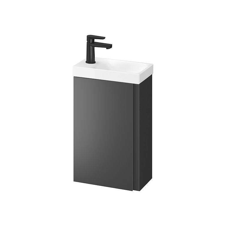 SET B885 MODUO 40 ANTHRACITE (CABINET + WASHBASIN) S801-475