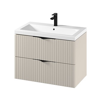 SET C146 TIRSO 80 CASHMERE MATT (CABINET+WASHBASIN) S801-543