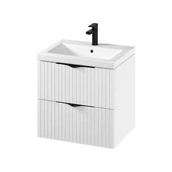 SET C142 TIRSO 60 WHITE MATT (CABINET+WASHBASIN) S801-545