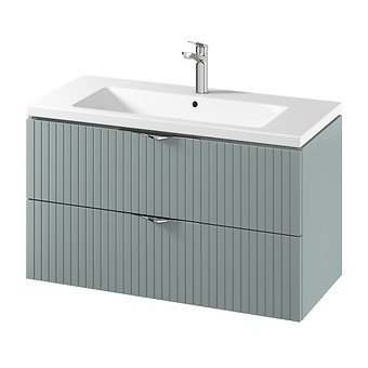 SET C150 TIRSO 100 FIORD (CABINET+WASHBASIN) S801-546