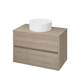 CREA 120 washbasin cabinet with countertop white S924-012