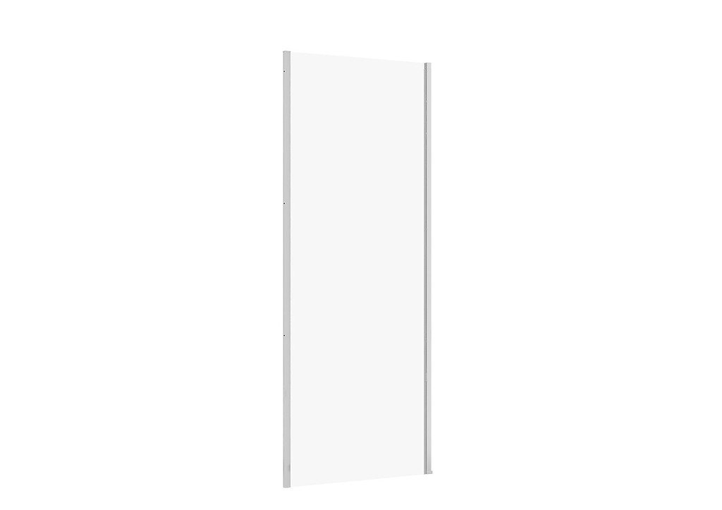 DOUCHEWAND LARGA CHROOM 80×195 TRANSPARANT GLAS S932-131