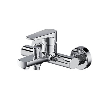 MODUO wandgemonteerde bad-/douchemengkraan chroom S951-346