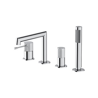 BAD- EN DOUCHEKRAAN MEERGAATS VOOR RANDMONTAGE ZEN CHROOM S951-565