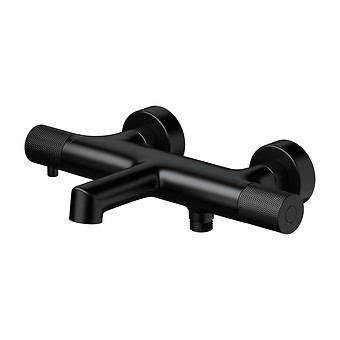 ZEN by Cersanit wandgemonteerde thermostatische bad-/douchekraan zwart S951-566
