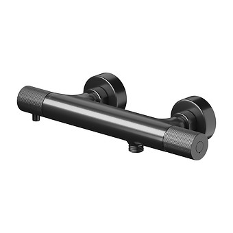 ZEN by Cersanit wandgemonteerde thermostatische douchekraan, gun metal S951-583