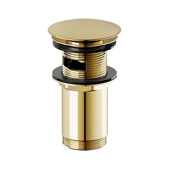 UNIVERSAL METAL AUTOMATIC CLICK-CLACK PLUG GOLD S951-703