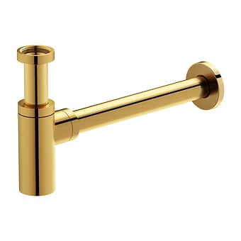 INVERTO by Cersanit OVAL wastafelsifon goud S951-714