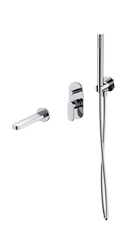 SET B725 CREA BAD INBOUWSET CHROOM (VIRTUELE SET) S952-035