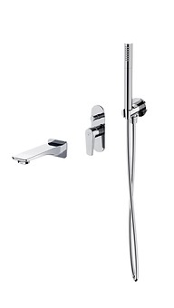 SET B730 MODUO bad inbouwset chroom S952-040