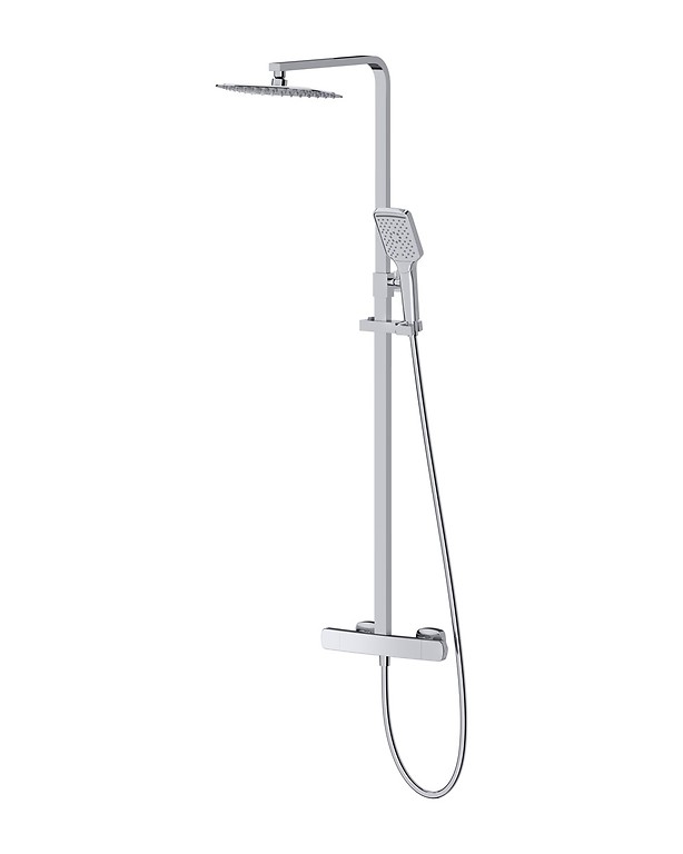 DOUCHEKOLOM LARGA MET THERMOSTATISCHE KRAAN CHROOM S952-049