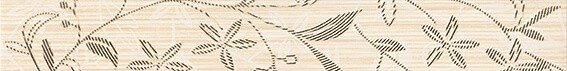 TANAKA CREAM BORDER FLOWER 5X40