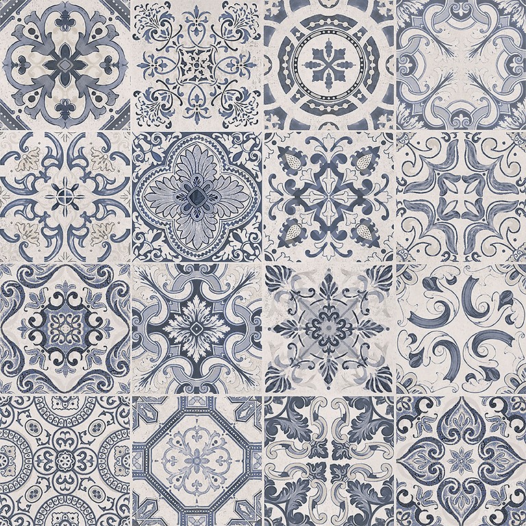 GPT1038 PATCHWORK BLUE LAPPATO RECT 60X60 G1 NT1387-002-1