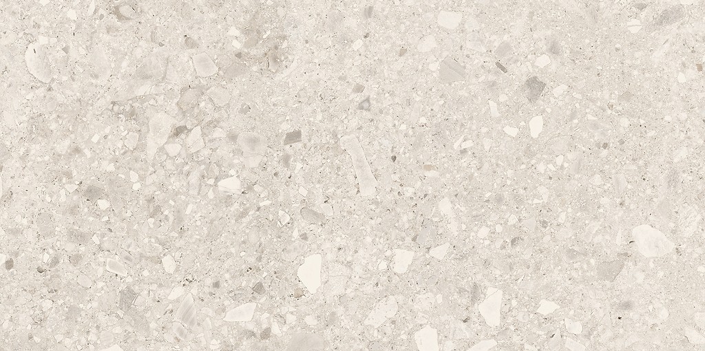 TERRAZZO STONE WHITE MATT RECT 60X120 G1