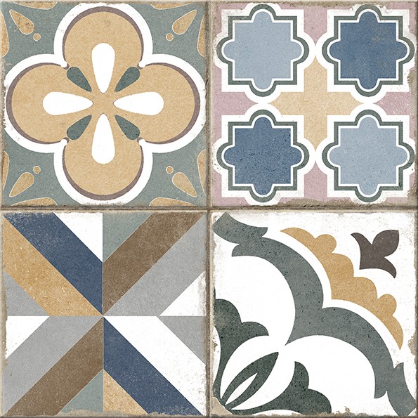 GPT1163 PATCHWORK MULTICOLOUR 42x42 G1 NT1742-001-1