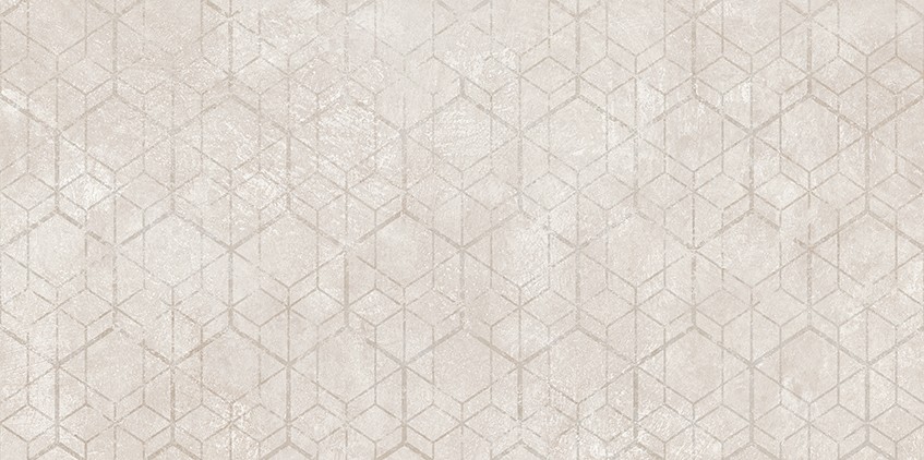 LIV TERRIA LIGHT GREY GEO DECOR MATT RECT 30x60 G1 NT1654-059-1