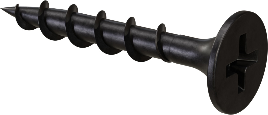 Phosphated screw for fastening plasterboards to wooden profiles DM ø3.5 x 25 mm STALCO KMD - 3.5X25
